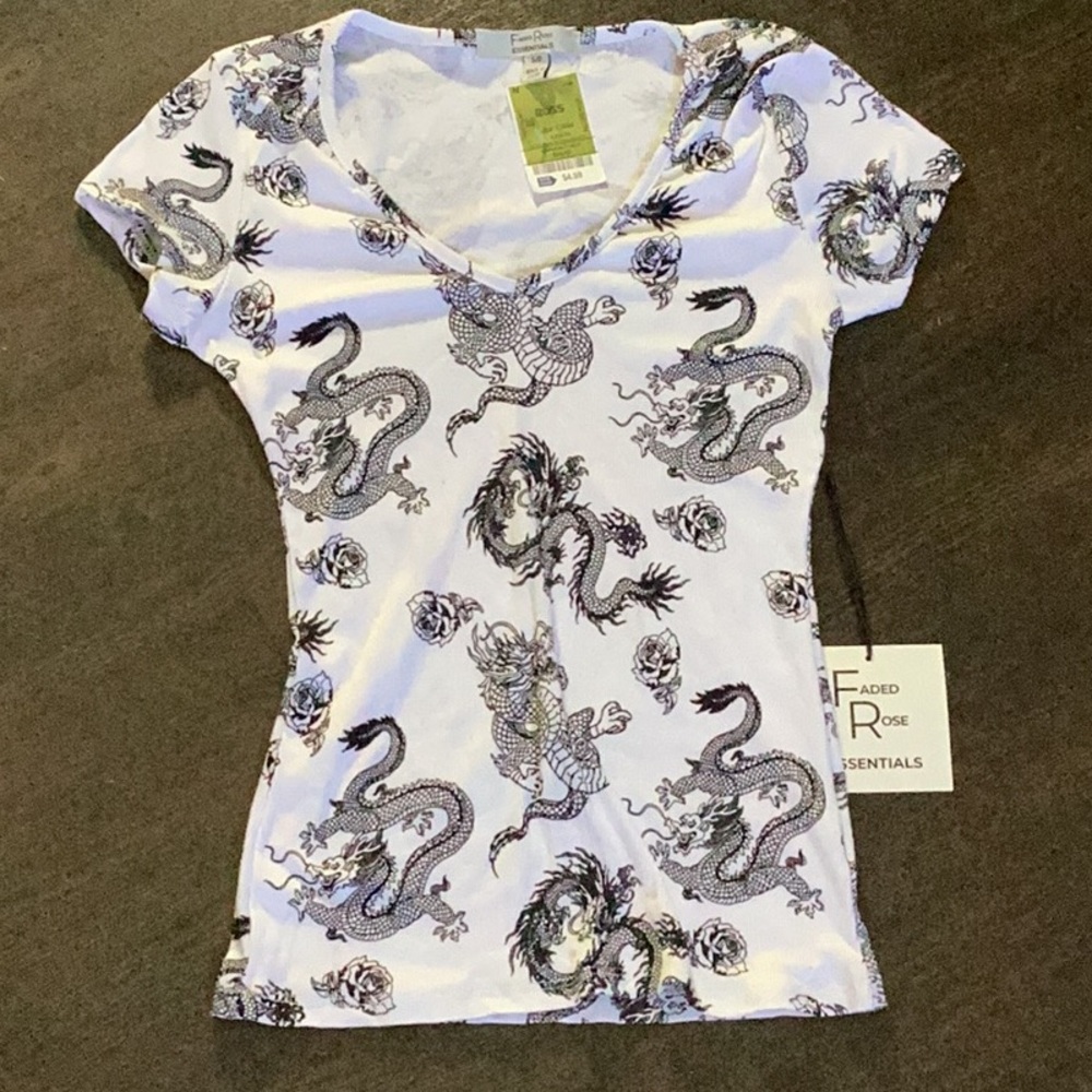 Faded Rose Essential Short Sleeve t shirt size S